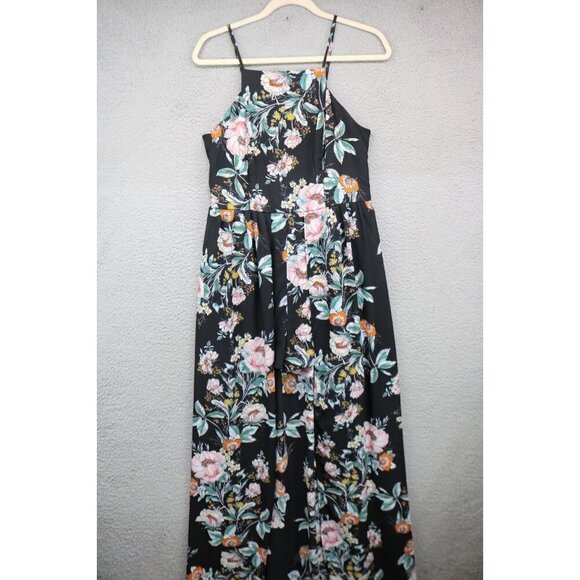 Band of Gypsies Silky Maxi Dress w/Shorts-Size Large-Whimsigoth - Picture 1 of 14